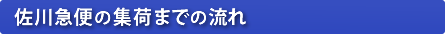 佐川急便の集荷までの流れ